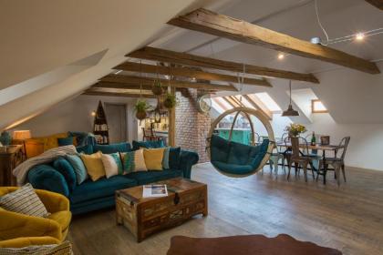 Old Town Boho-Chic Attic with Hanging Chair - image 1